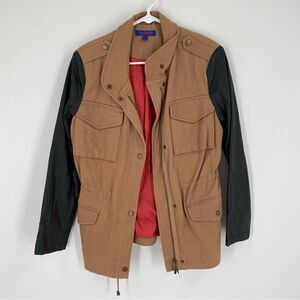 Twiggy London Men’s Faux Sleeve Zipper Front Jacket size S